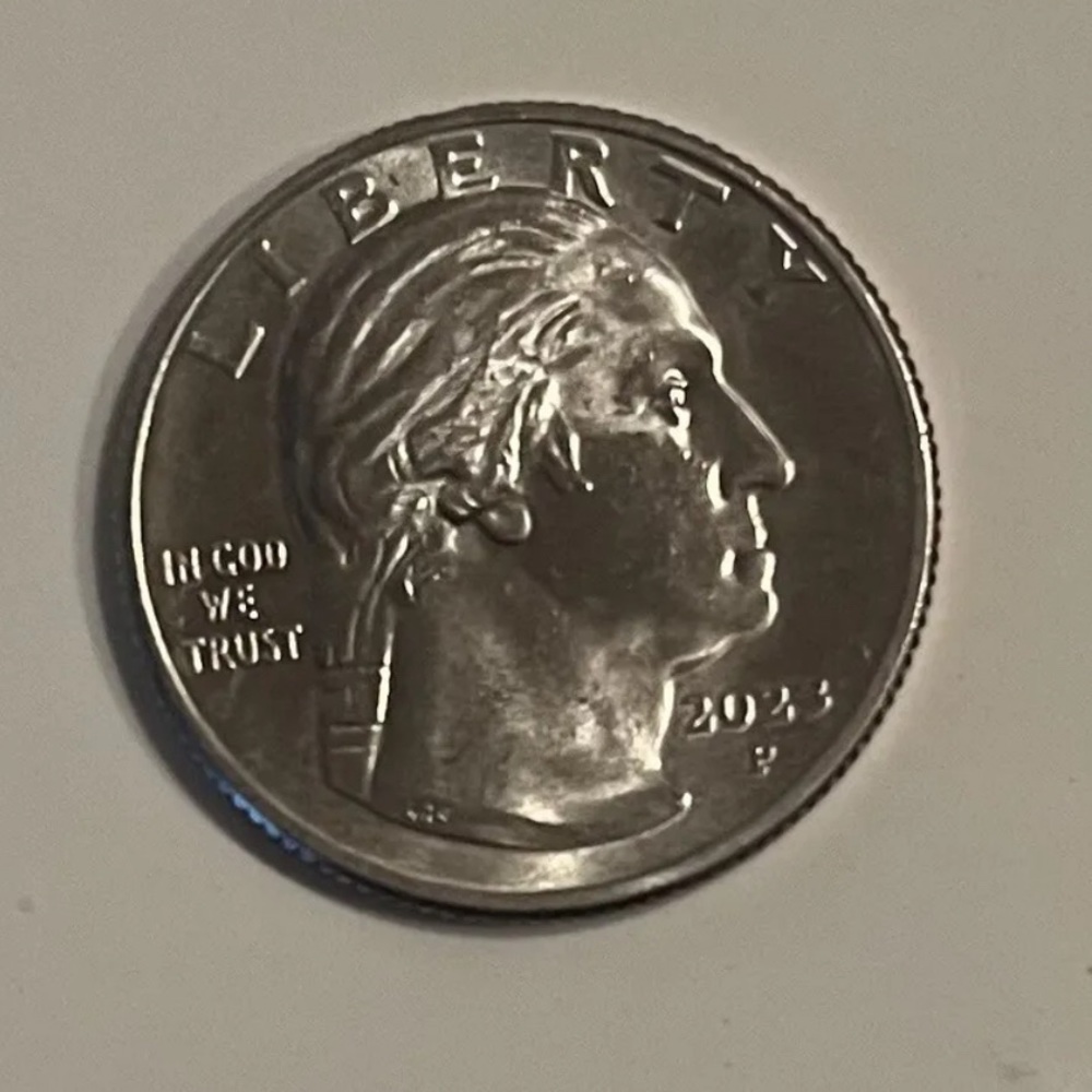 2023 P Eleanor Roosevelt 25 Cents Quarter Error